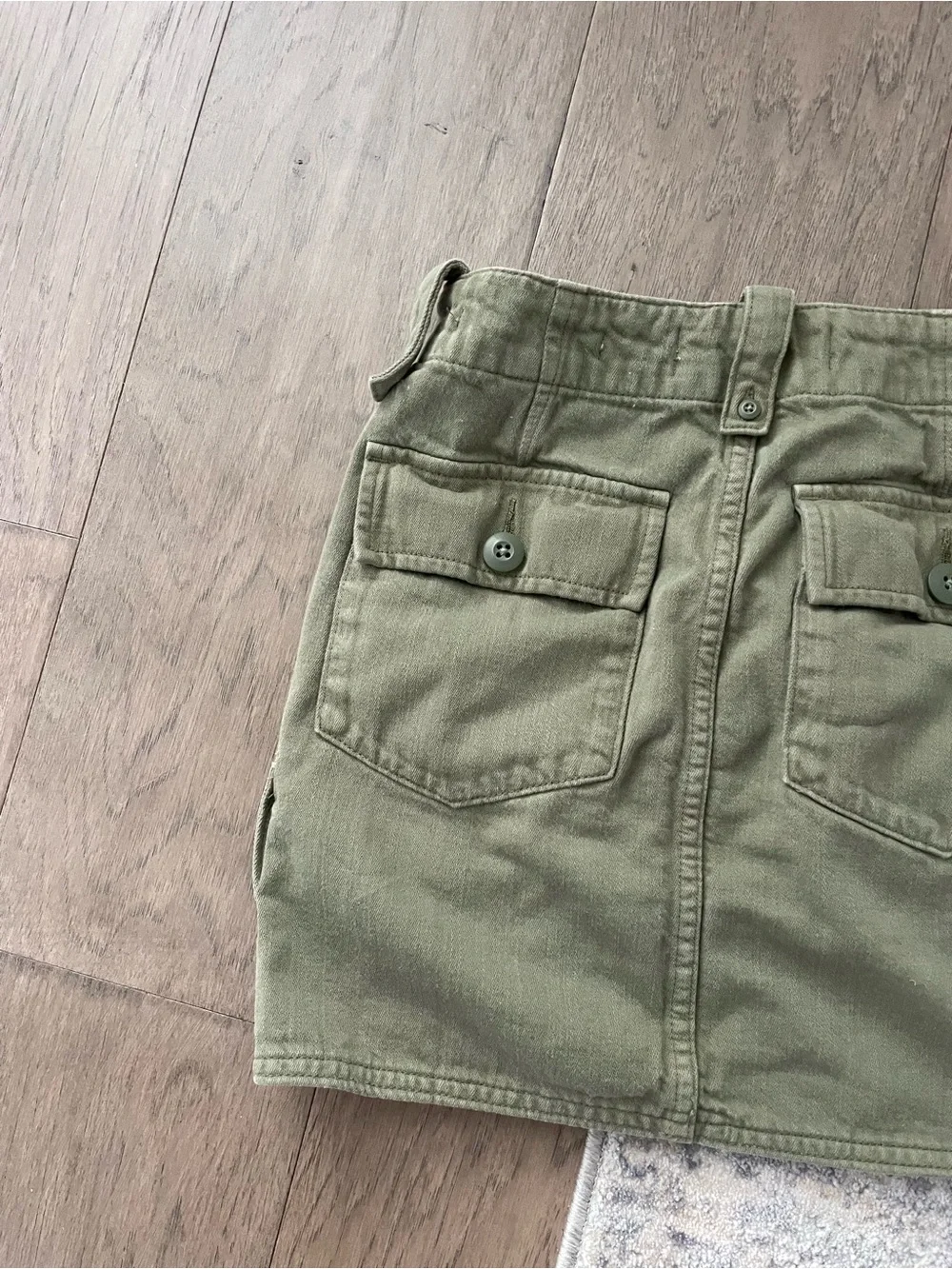 Aritzia Denim Forum The '90s Utility Jean Mini Skirt